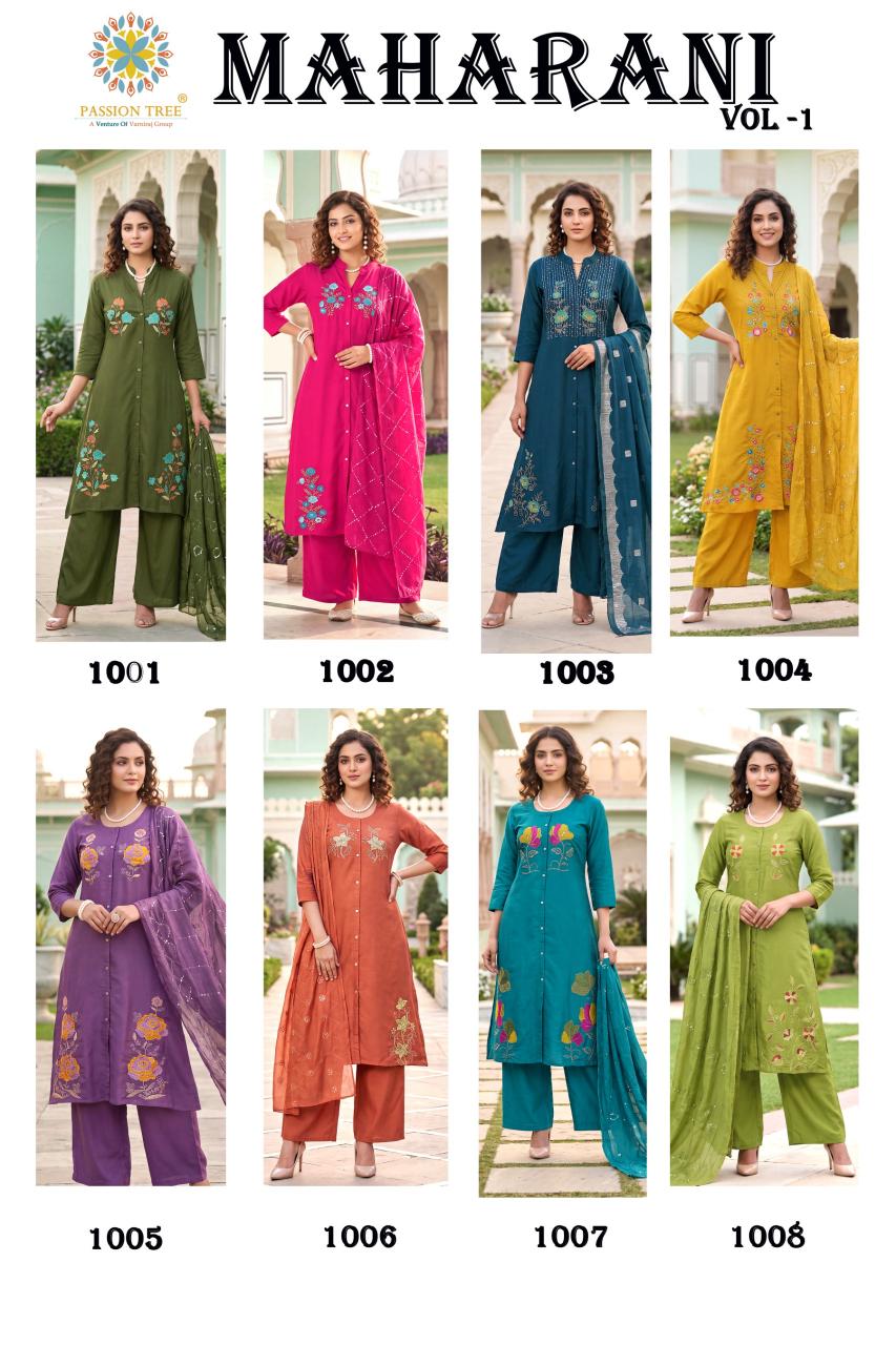 Passion Tree Maharani vol 1 catalog kashmiri kurti wholesale