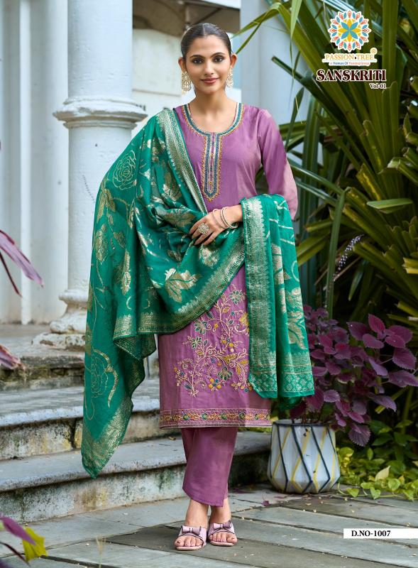 Passion Tree Sanskriti vol 1 catalog cheap kurtis for wholesale business