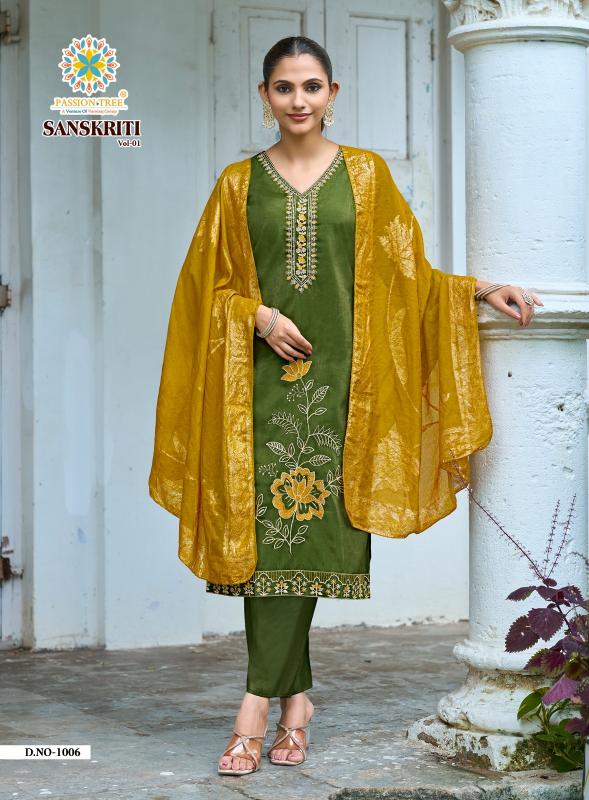 Passion Tree Sanskriti vol 1 catalog cheap kurtis for wholesale business