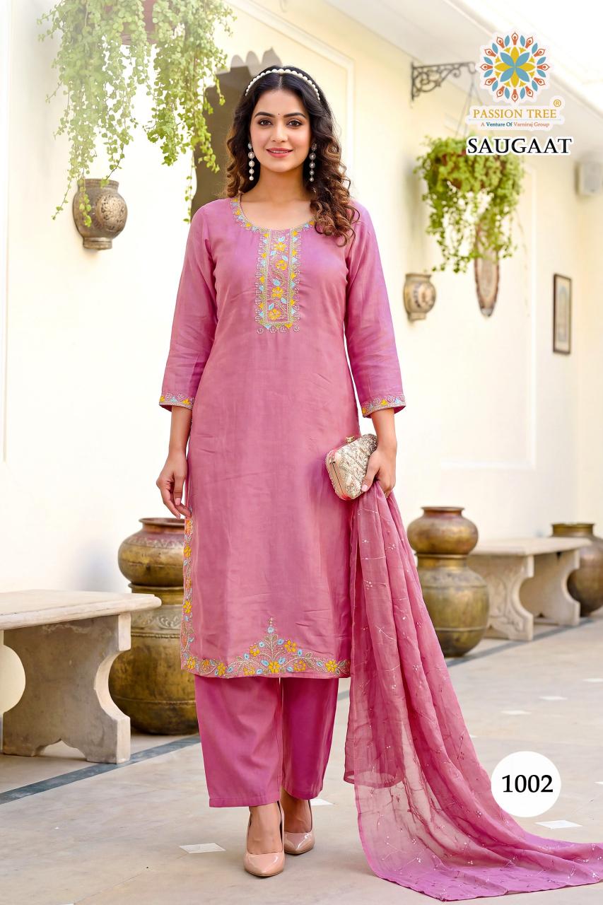 Passion Tree Saugaat vol 1 catalog cheap kurti wholesale in delhi