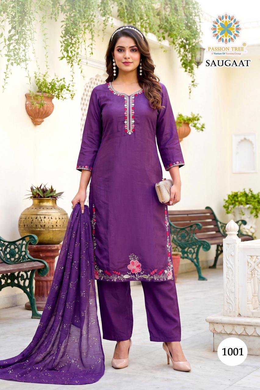 Passion Tree Saugaat vol 1 catalog cheap kurti wholesale in delhi