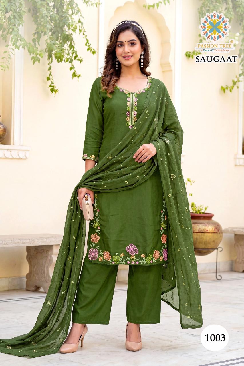 Passion Tree Saugaat vol 1 catalog cheap kurti wholesale in delhi
