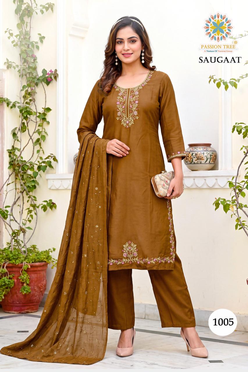 Passion Tree Saugaat vol 1 catalog cheap kurti wholesale in delhi