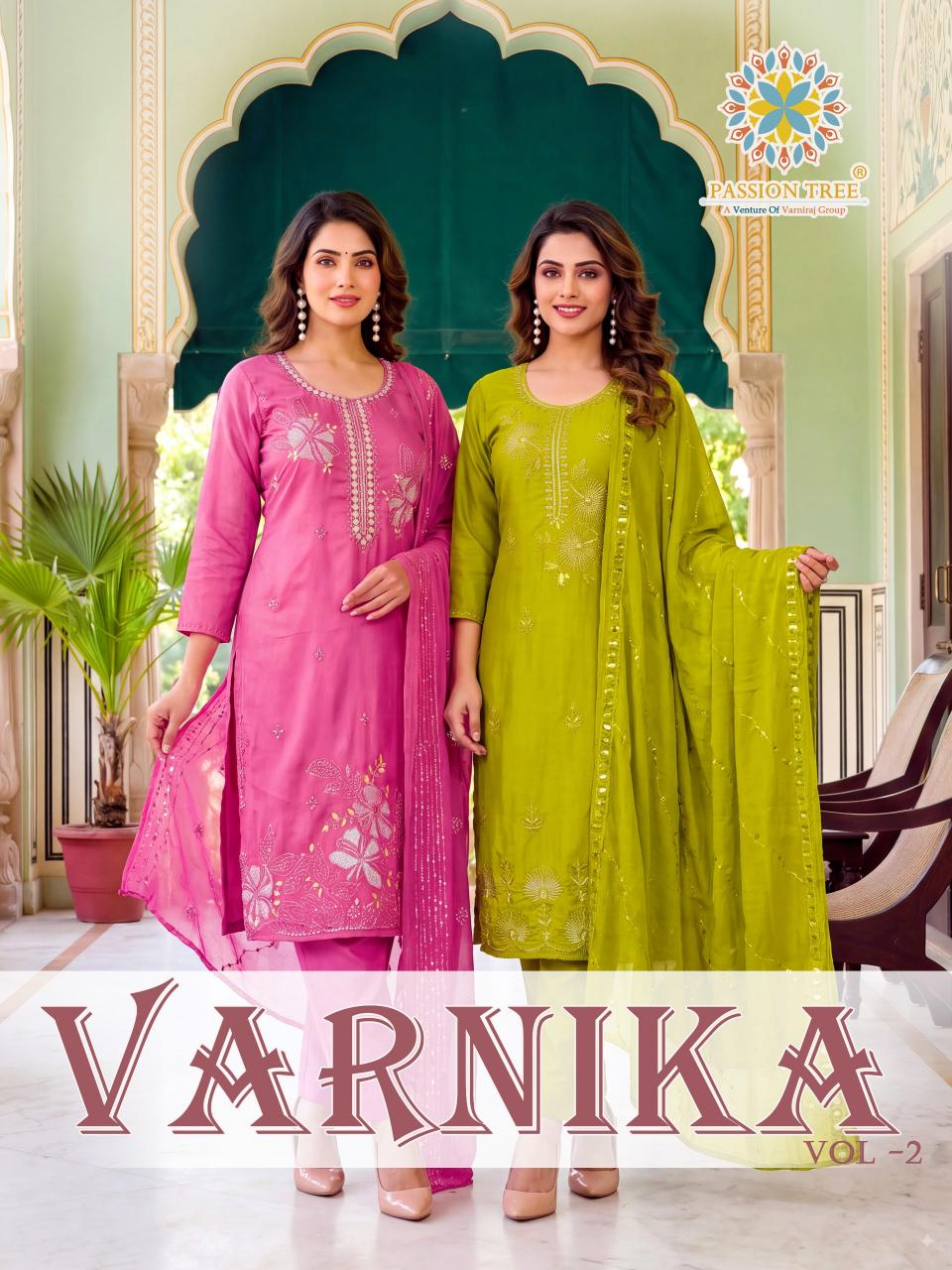 Passion Tree Varnika vol 2 catalog wholesale market kurti surat