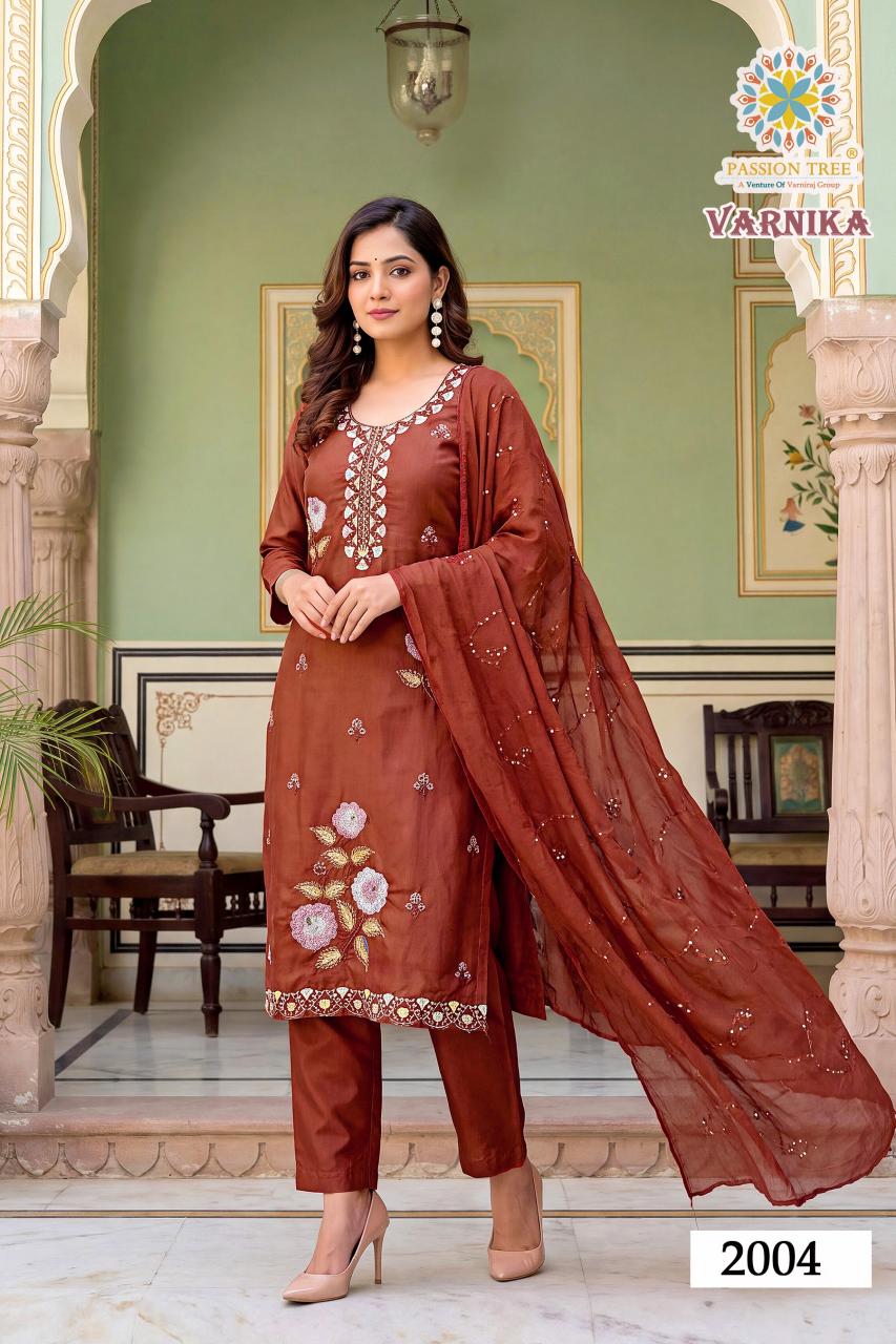 Passion Tree Varnika vol 2 catalog wholesale market kurti surat