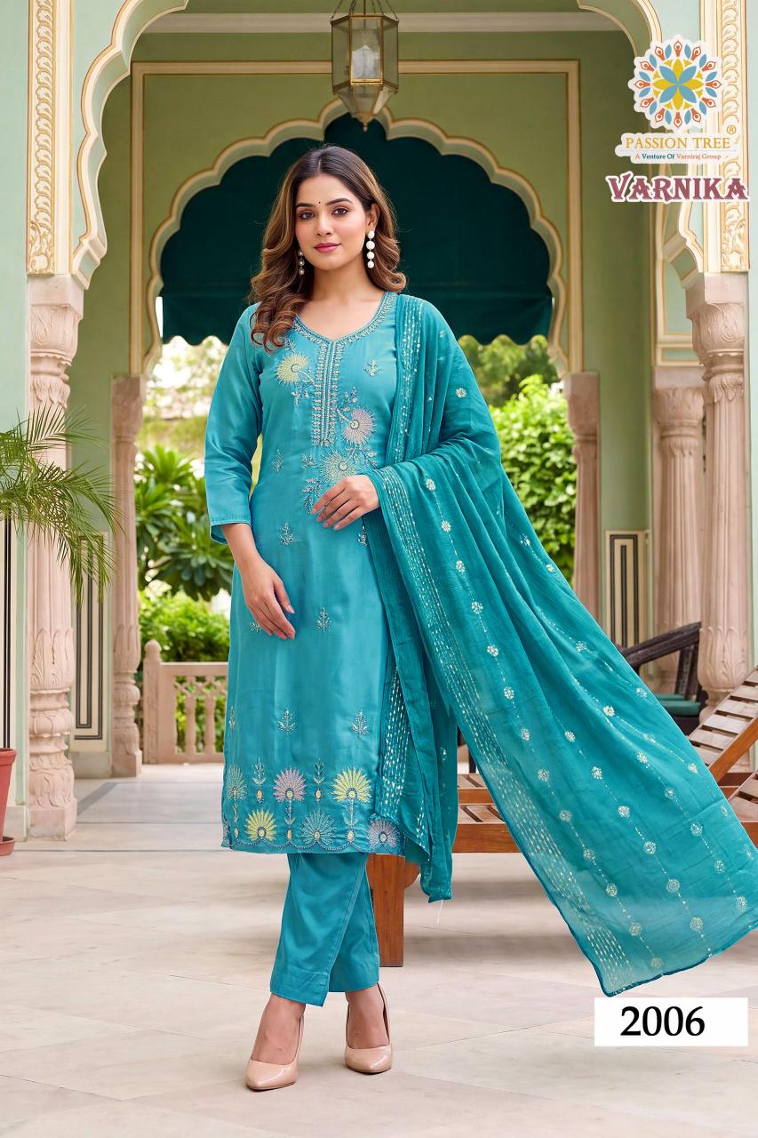 Passion Tree Varnika vol 2 catalog wholesale market kurti surat