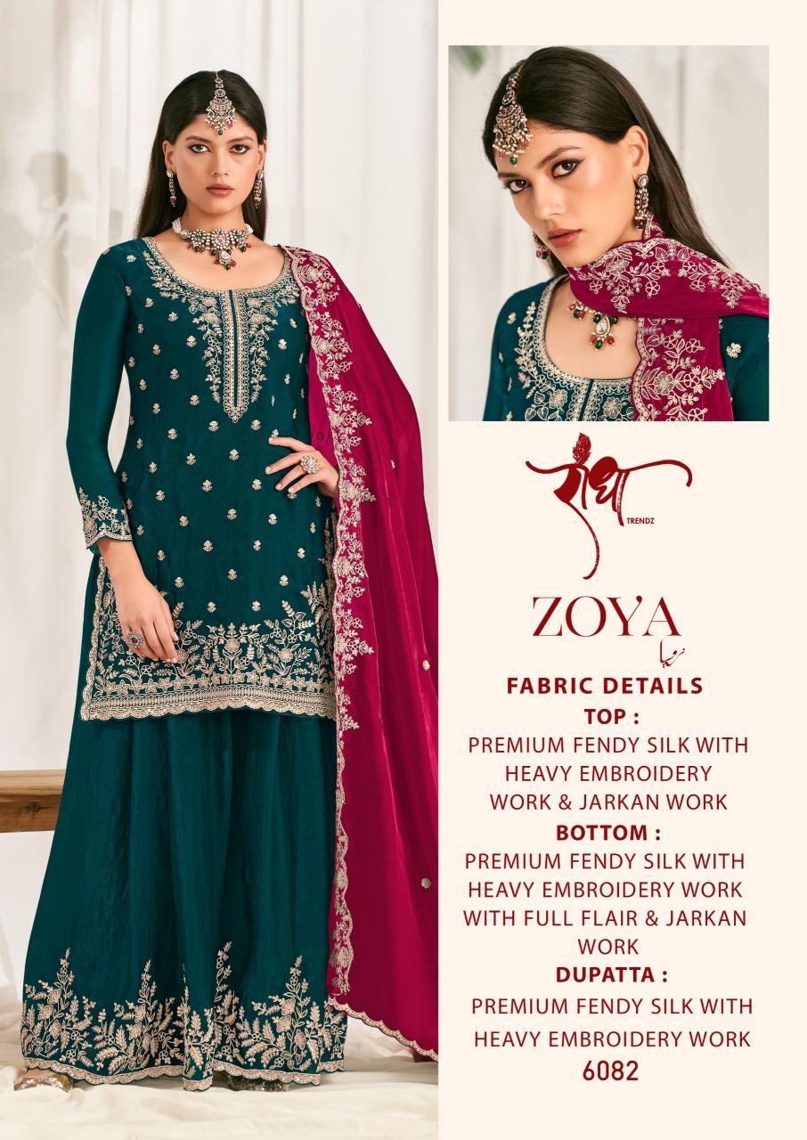 Radha Trendz Zoya catalog wholesale unstitched salwar kameez suppliers