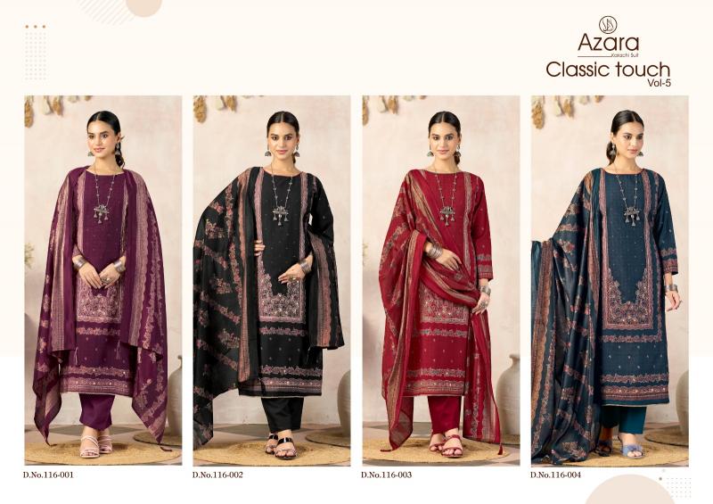 Radhika Azara Classic Touch vol 5 catalog how to buy dress material from surat