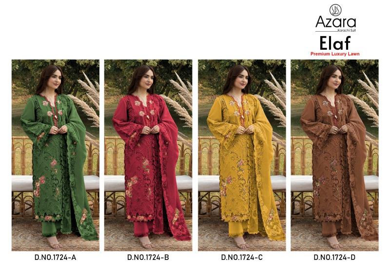 Radhika Azara Elaf Premium catalog surat dress material