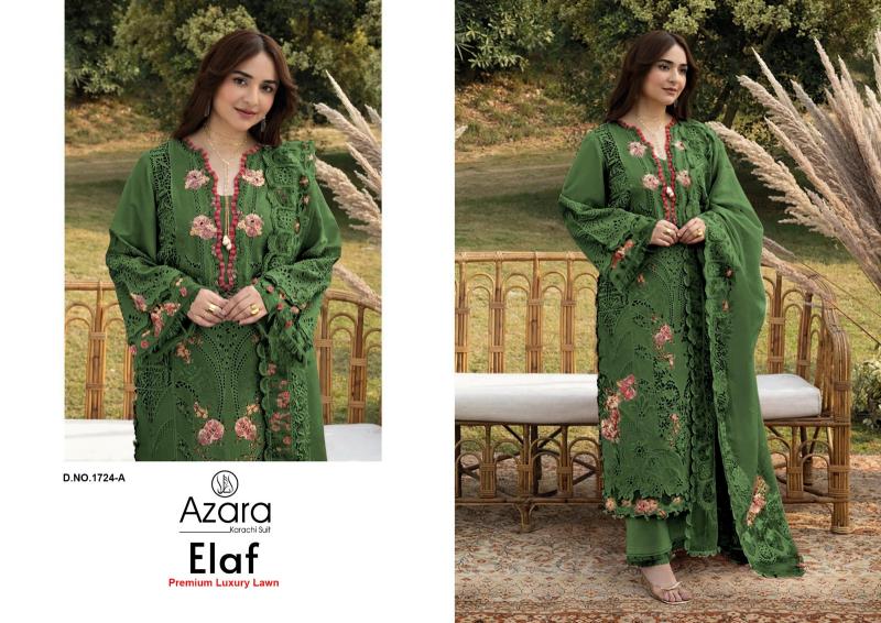 Radhika Azara Elaf Premium catalog surat dress material