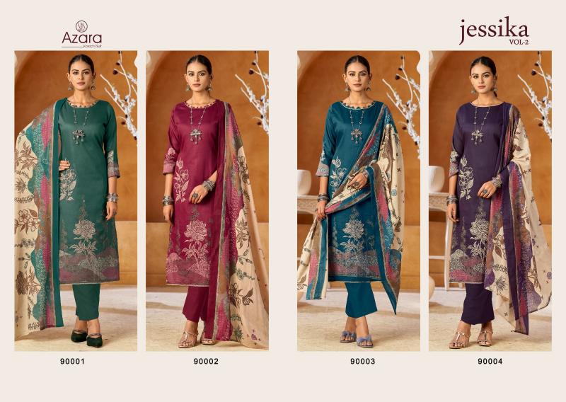 Radhika Azara Jessika vol 2 catalog fancy dress material surat