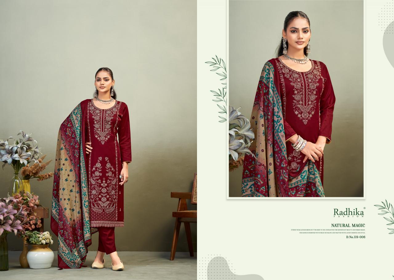 Radhika Azara Zaira catalog surat manufacturers dress material