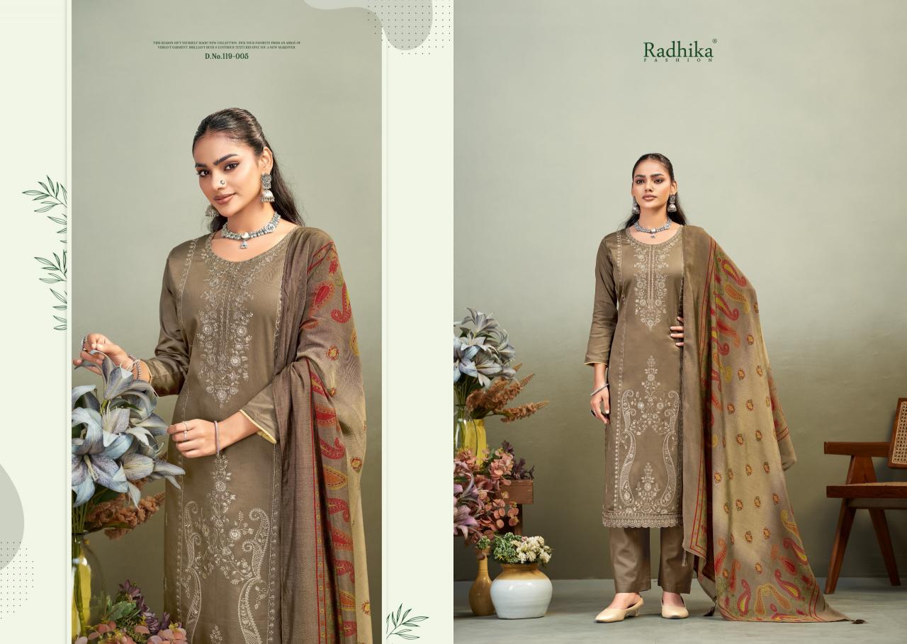 Radhika Azara Zaira catalog surat manufacturers dress material