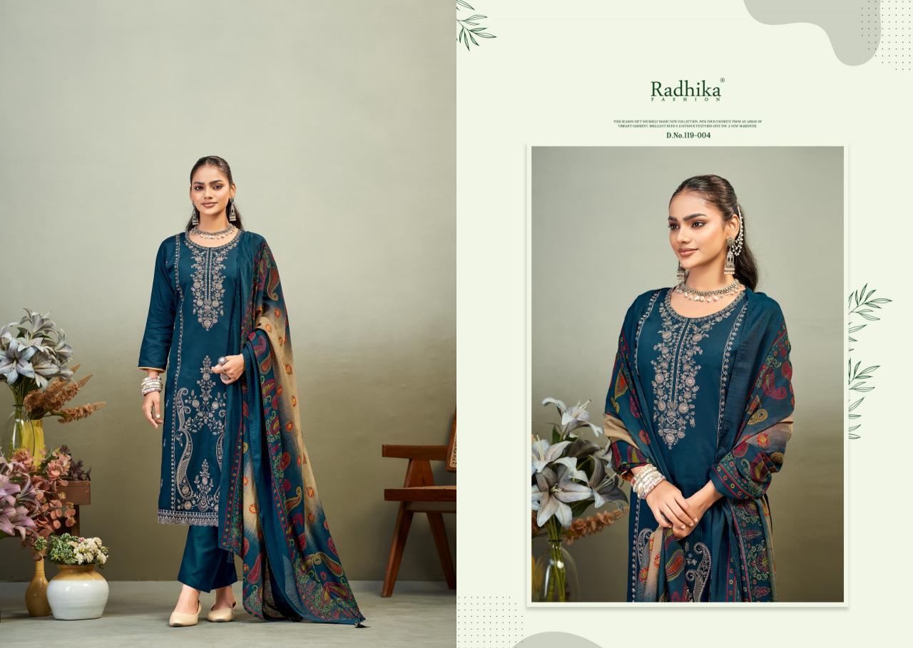 Radhika Azara Zaira catalog surat manufacturers dress material