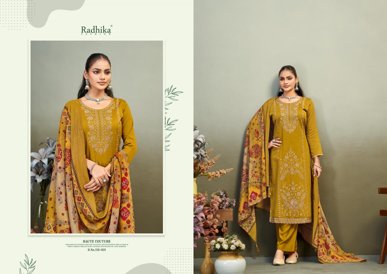 Radhika Azara Zaira catalog surat manufacturers dress material