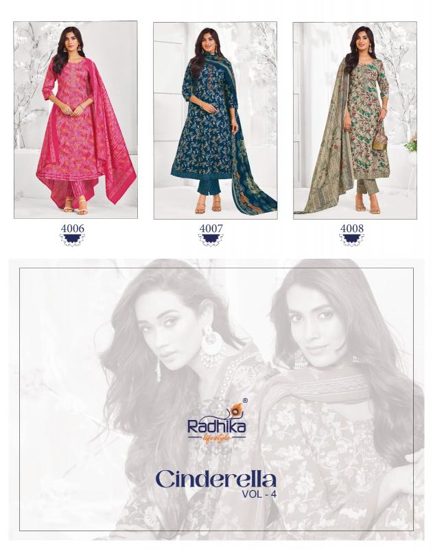 Radhika Lifestyle Cindrella vol 4 catalog cotton kurti wholesaler surat
