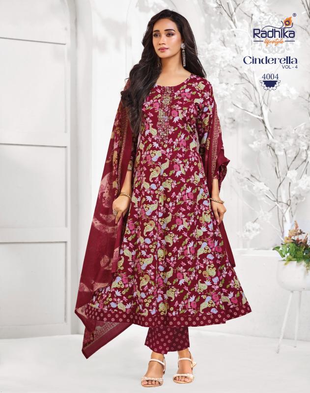 Radhika Lifestyle Cindrella vol 4 catalog cotton kurti wholesaler surat
