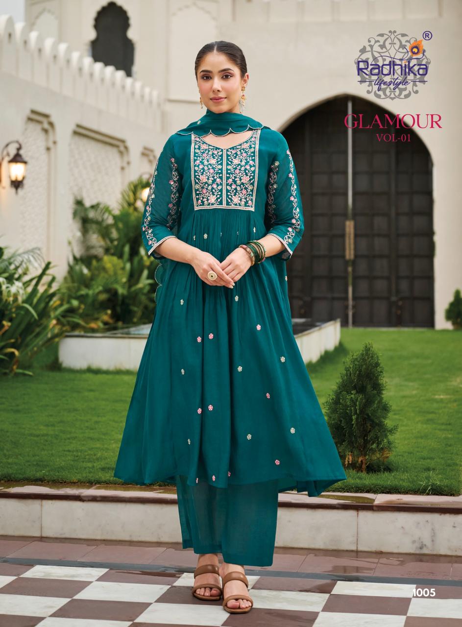 Radhika Lifestyle Glamour Vol 1 catalog w kurtis wholesale in delhi
