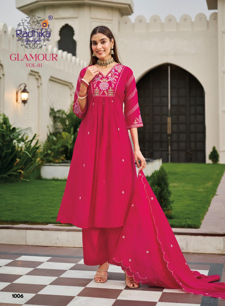 Radhika Lifestyle Glamour Vol 1 catalog w kurtis wholesale in delhi