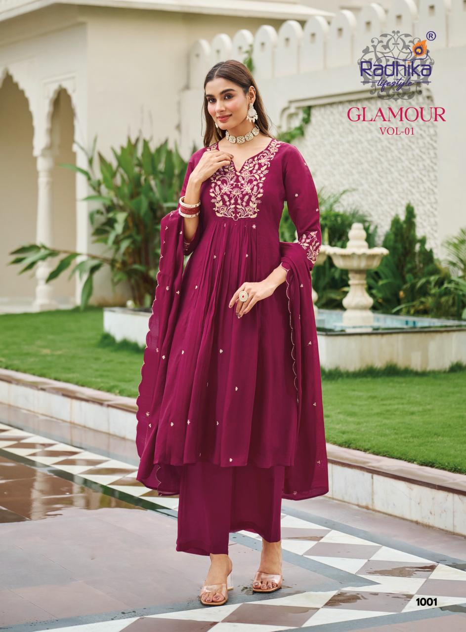 Radhika Lifestyle Glamour Vol 1 catalog w kurtis wholesale in delhi