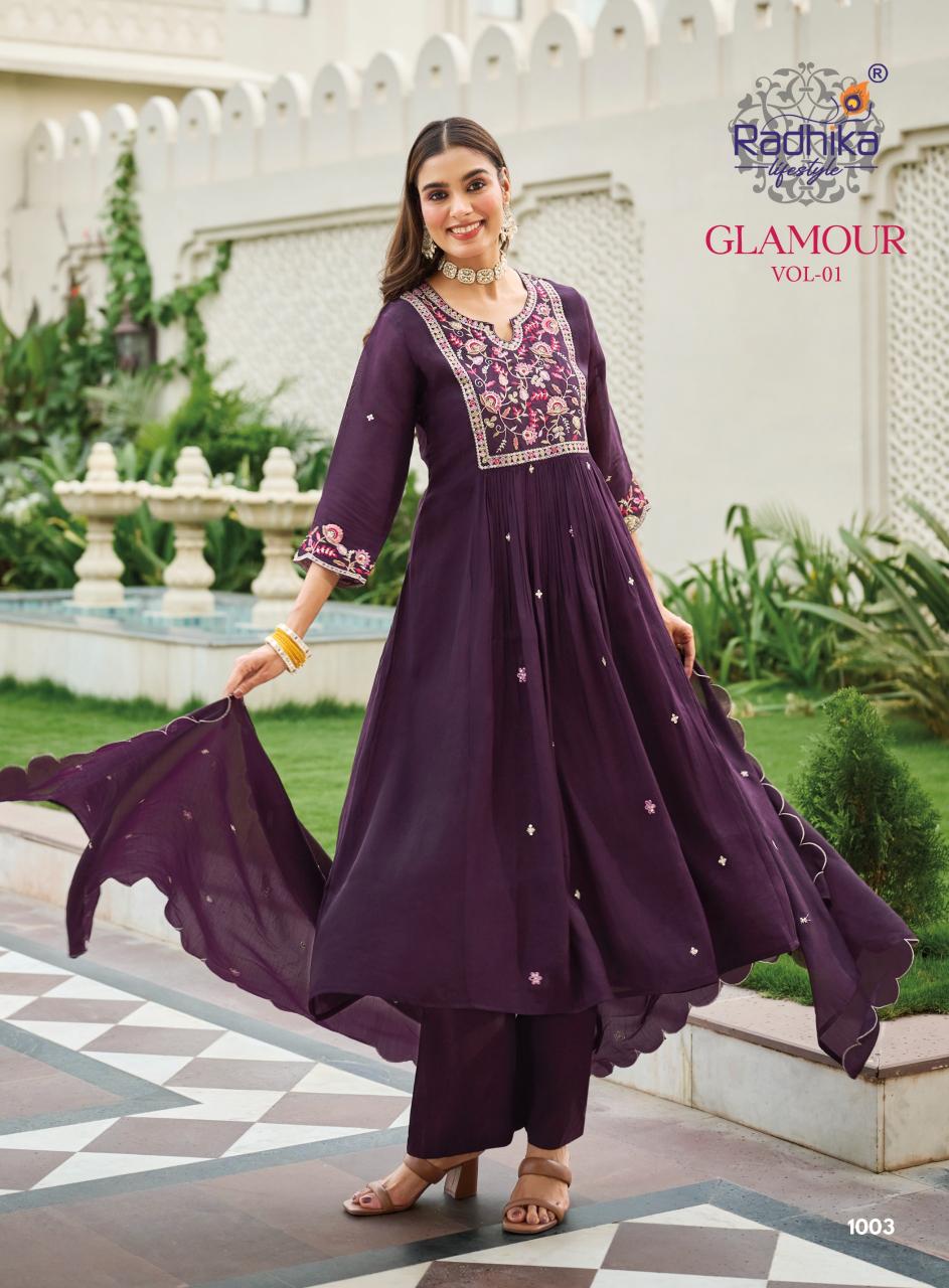 Radhika Lifestyle Glamour Vol 1 catalog w kurtis wholesale in delhi