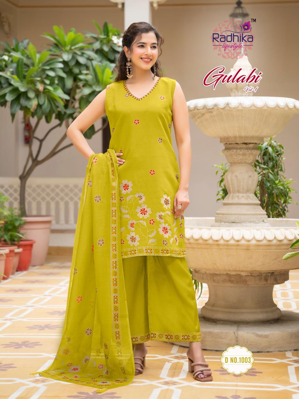 Radhika Lifestyle Gulabi vol 1 catalog kurti wholesaler in raipur butique