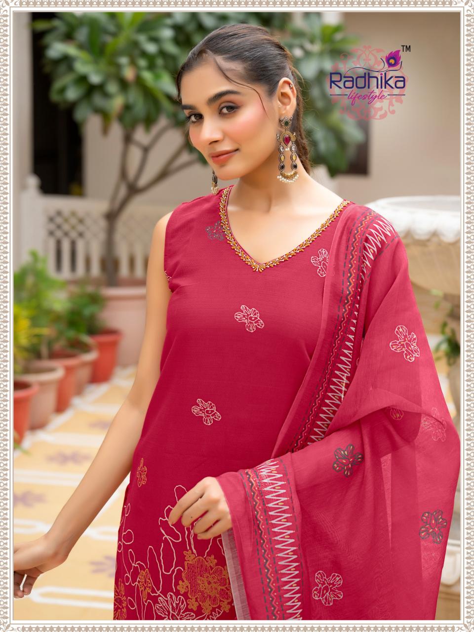 Radhika Lifestyle Gulabi vol 1 catalog kurti wholesaler in raipur butique
