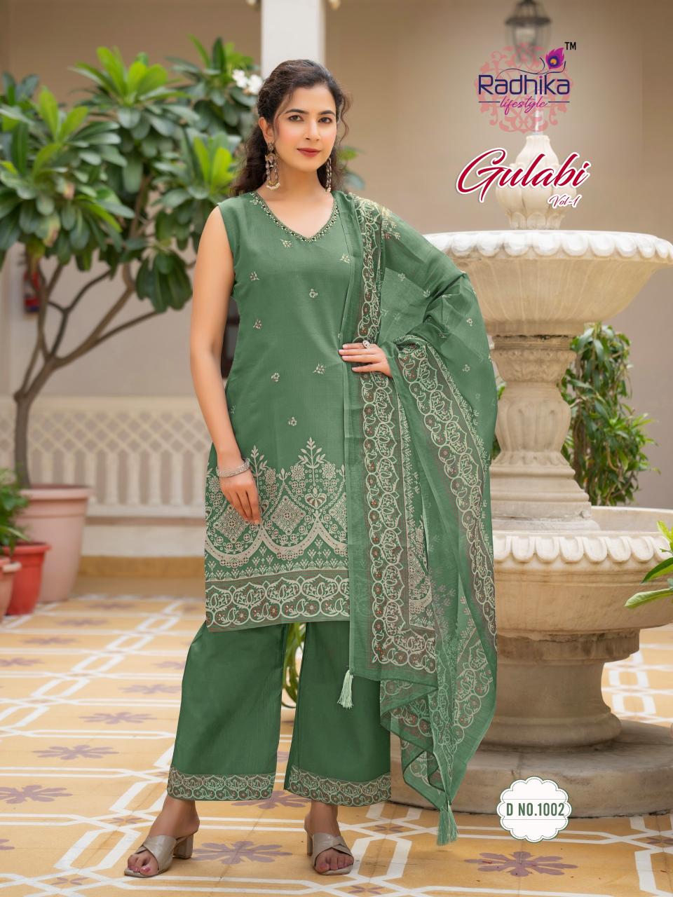 Radhika Lifestyle Gulabi vol 1 catalog kurti wholesaler in raipur butique