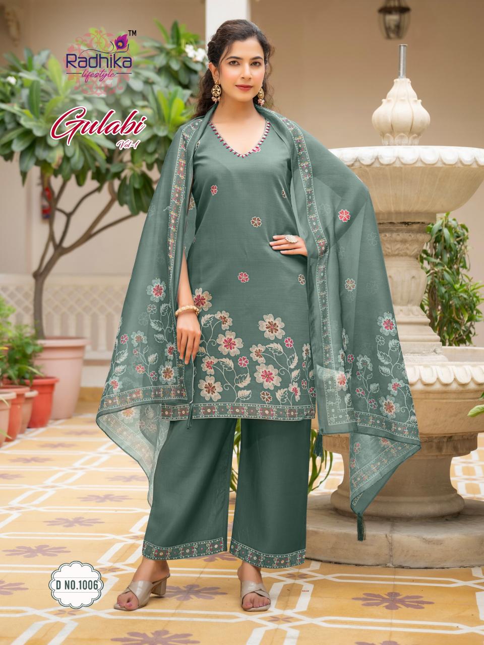 Radhika Lifestyle Gulabi vol 1 catalog kurti wholesaler in raipur butique
