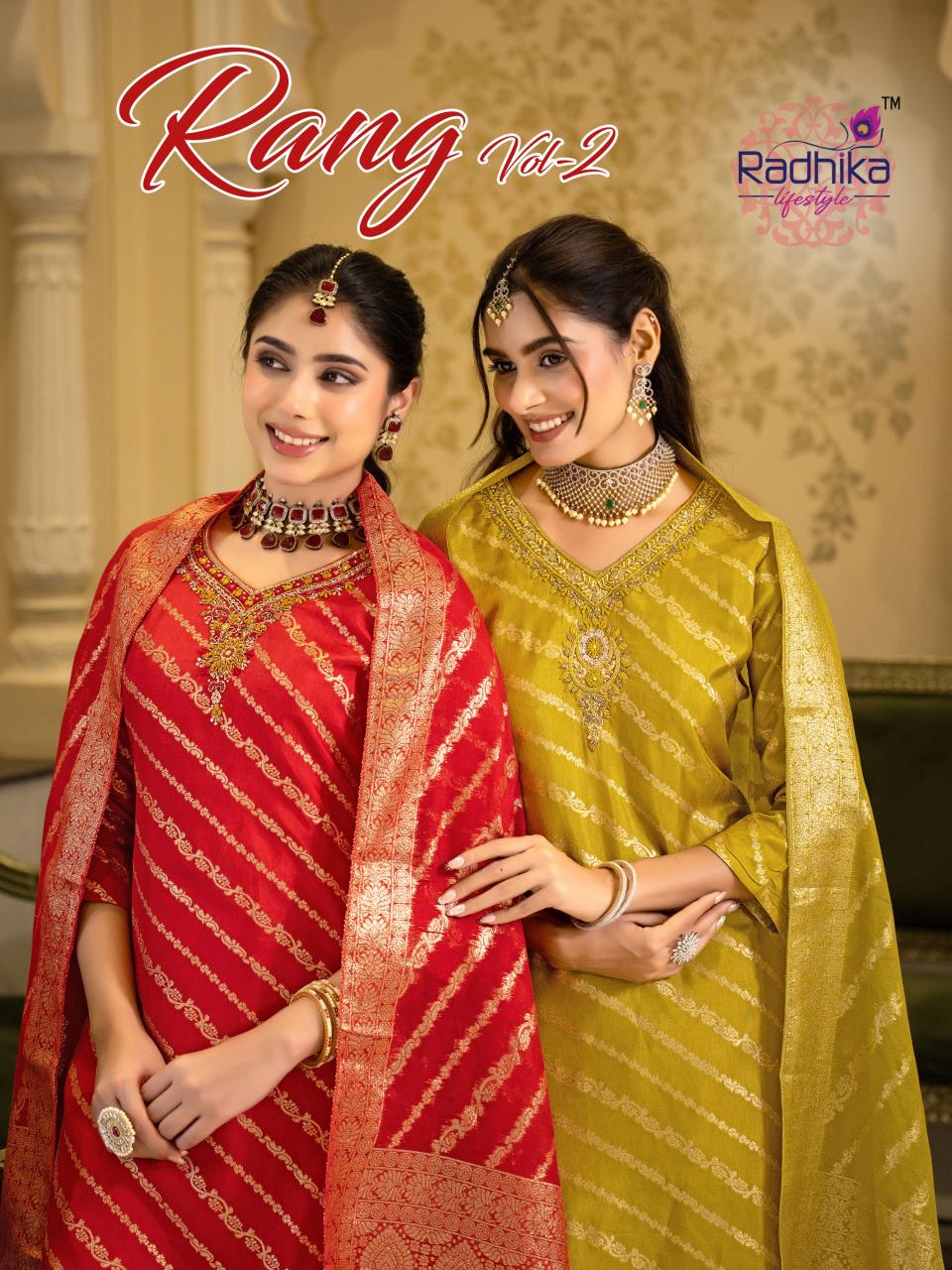 Radhika Lifestyle Rang vol 2 catalog delhi wholesale kurti market address