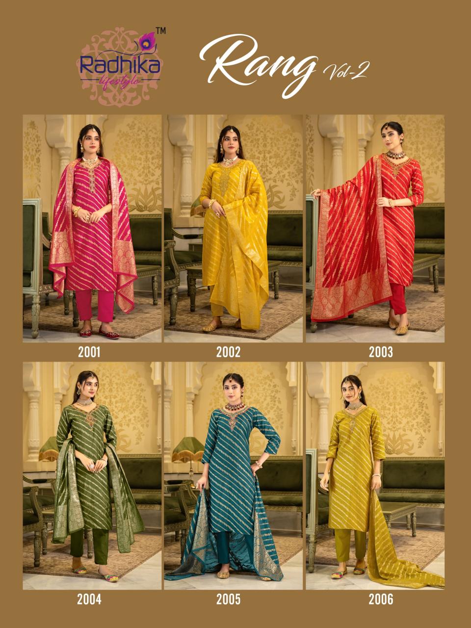 Radhika Lifestyle Rang vol 2 catalog delhi wholesale kurti market address