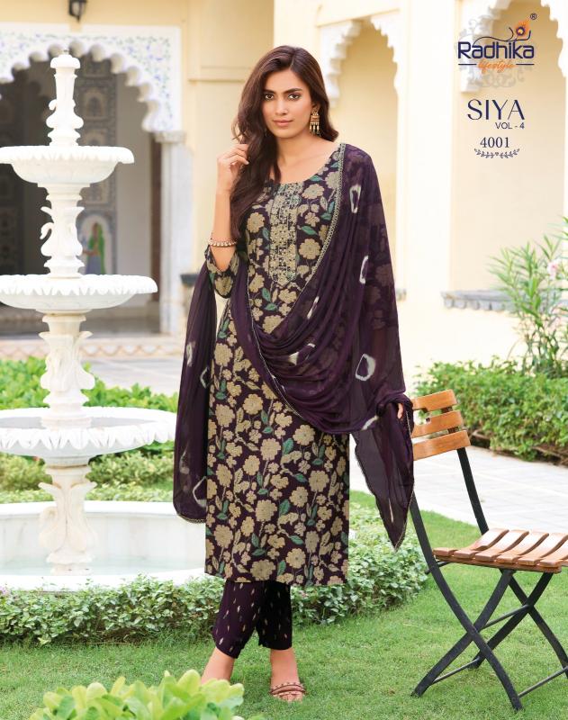 Radhika Lifestyle Siya Vol 4 catalog kurtis wholesale market in coimbatore