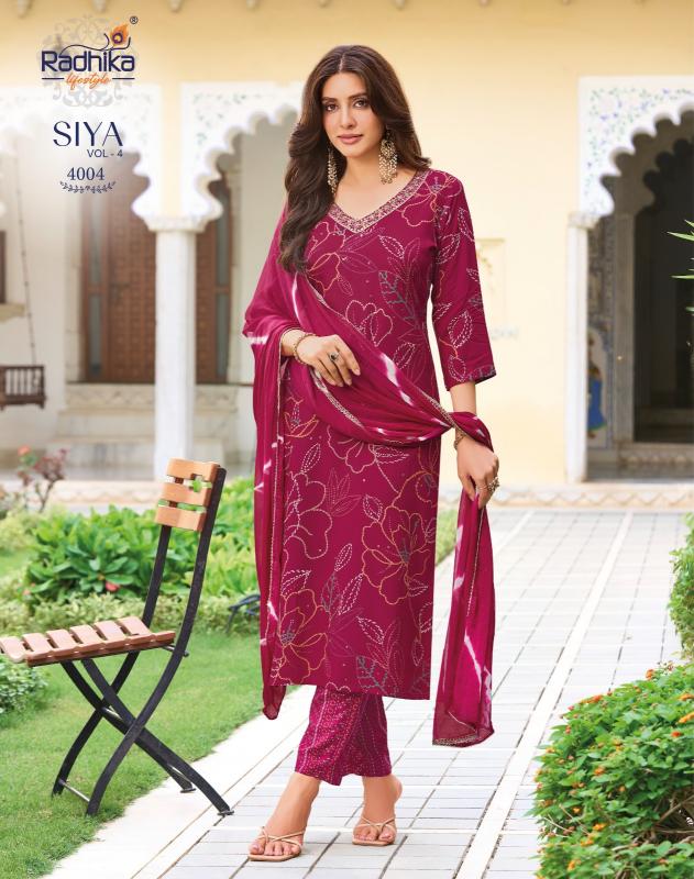 Radhika Lifestyle Siya Vol 4 catalog kurtis wholesale market in coimbatore