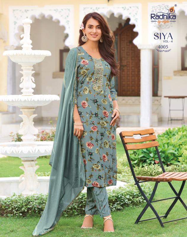 Radhika Lifestyle Siya Vol 4 catalog kurtis wholesale market in coimbatore