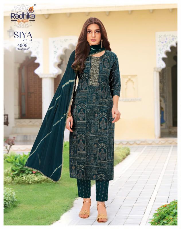 Radhika Lifestyle Siya Vol 4 catalog kurtis wholesale market in coimbatore