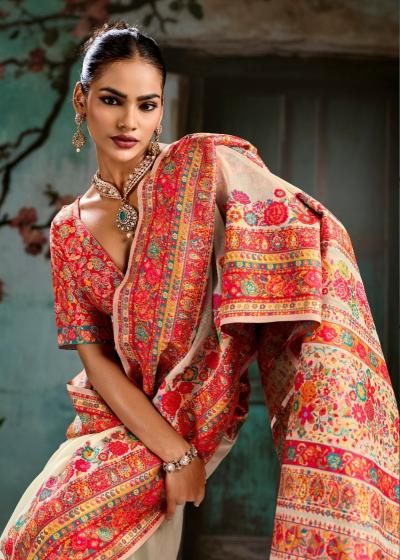 Rajtex Pure Kashmiri 05 catalog wholesale saree shops in mangalore