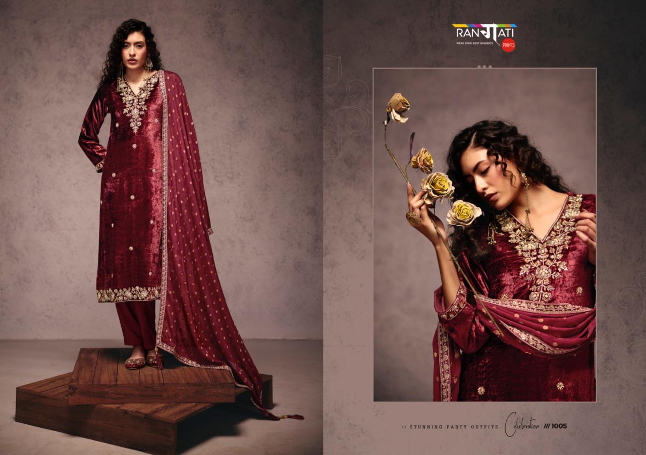 Rangati Falak catalog ladies salwar kameez wholesalers in bangalore