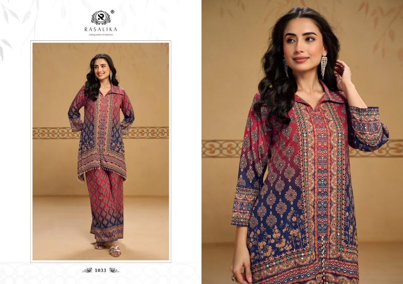 Rasalika Sukh catalog coord set wholesale for boutiques