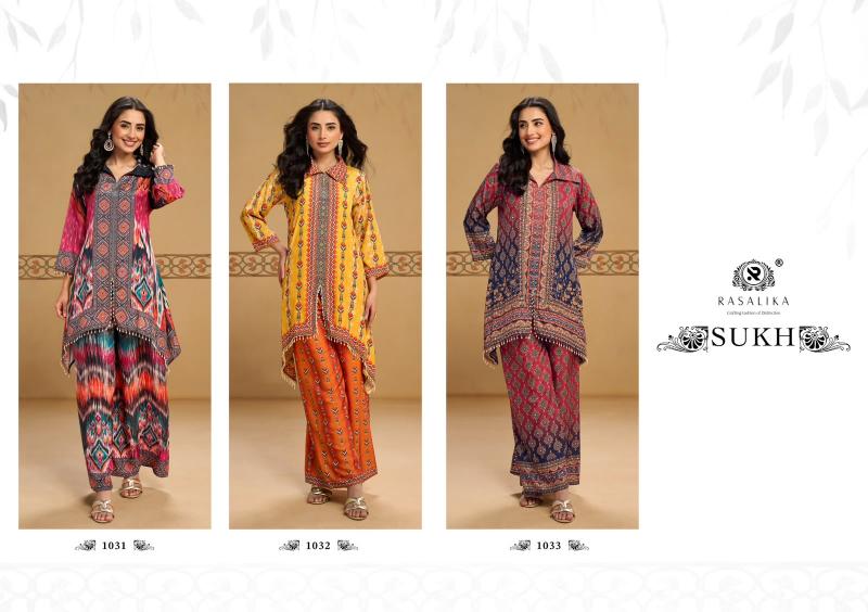 Rasalika Sukh catalog coord set wholesale for boutiques