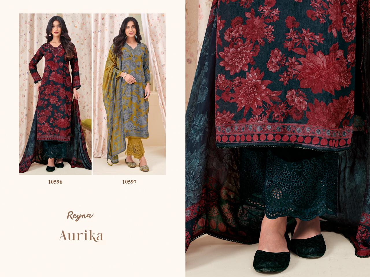 Reyna Aurika catalog designer salwar kameez wholesale in kolkata