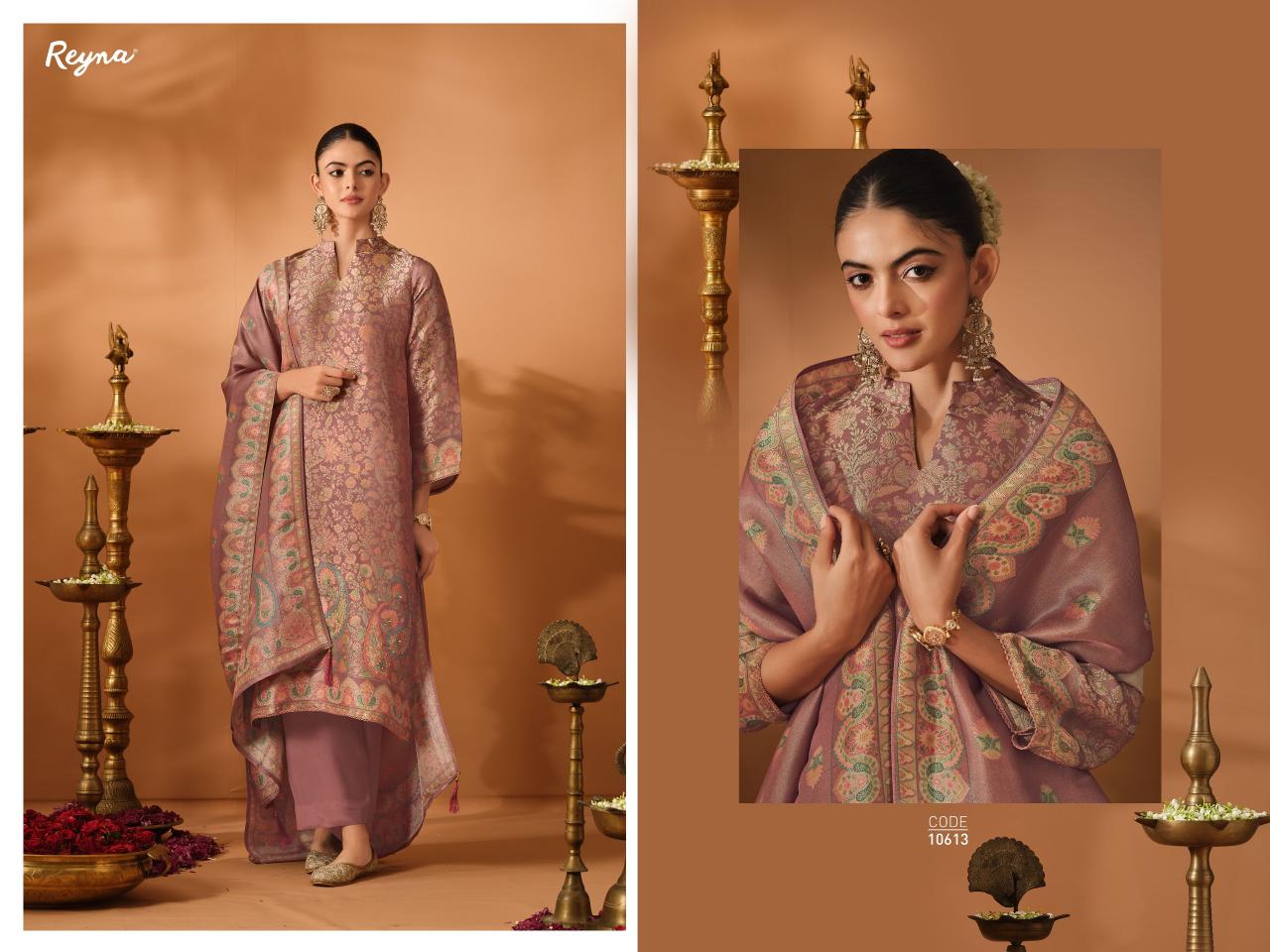 Reyna Kashi Weaves catalog buy salwar kameez wholesale