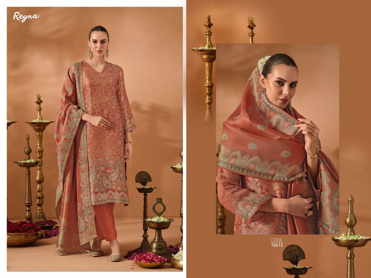 Reyna Kashi Weaves catalog buy salwar kameez wholesale