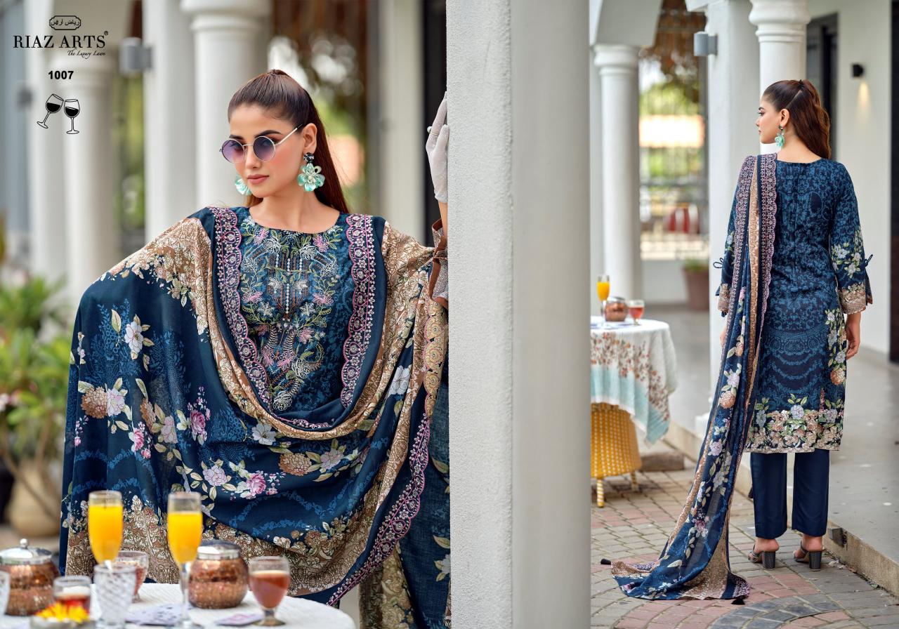Riaz Arts Bin Saeed Premium catalog harra dress materials in surat