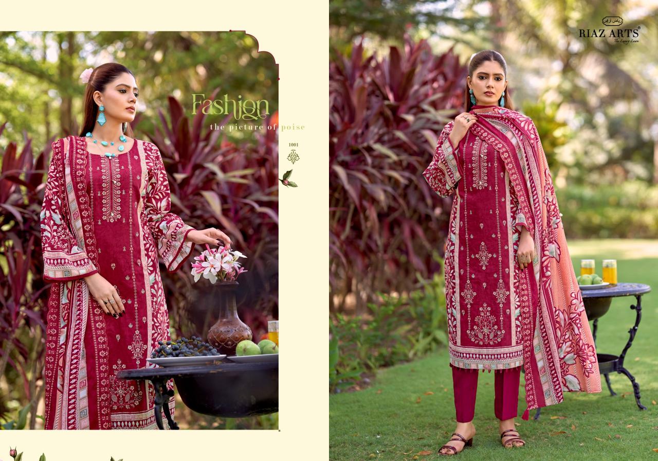 Riaz Arts Bin Saeed Vol 18 Catalog top 10 dress materials manufacturer in surat