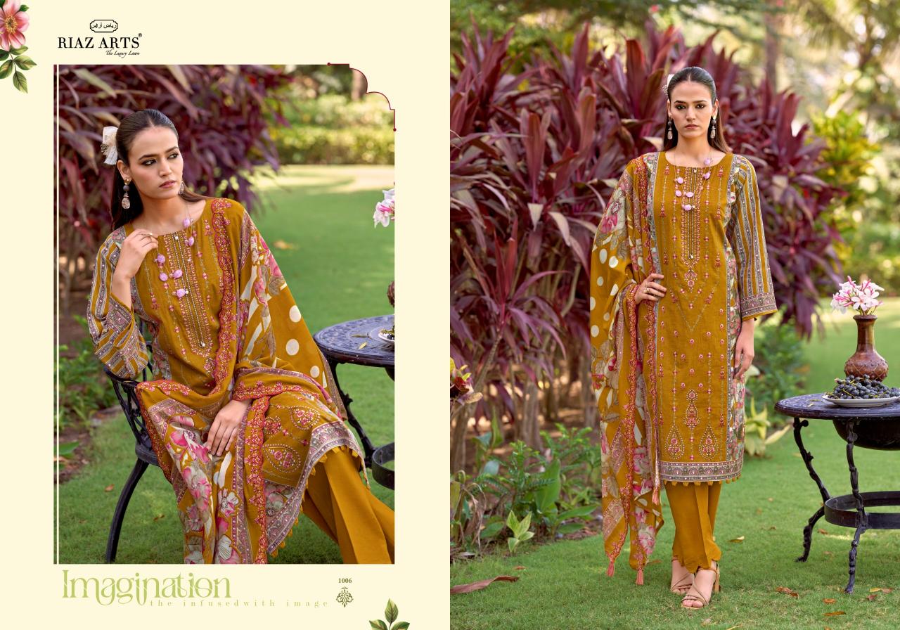 Riaz Arts Bin Saeed Vol 18 Catalog top 10 dress materials manufacturer in surat
