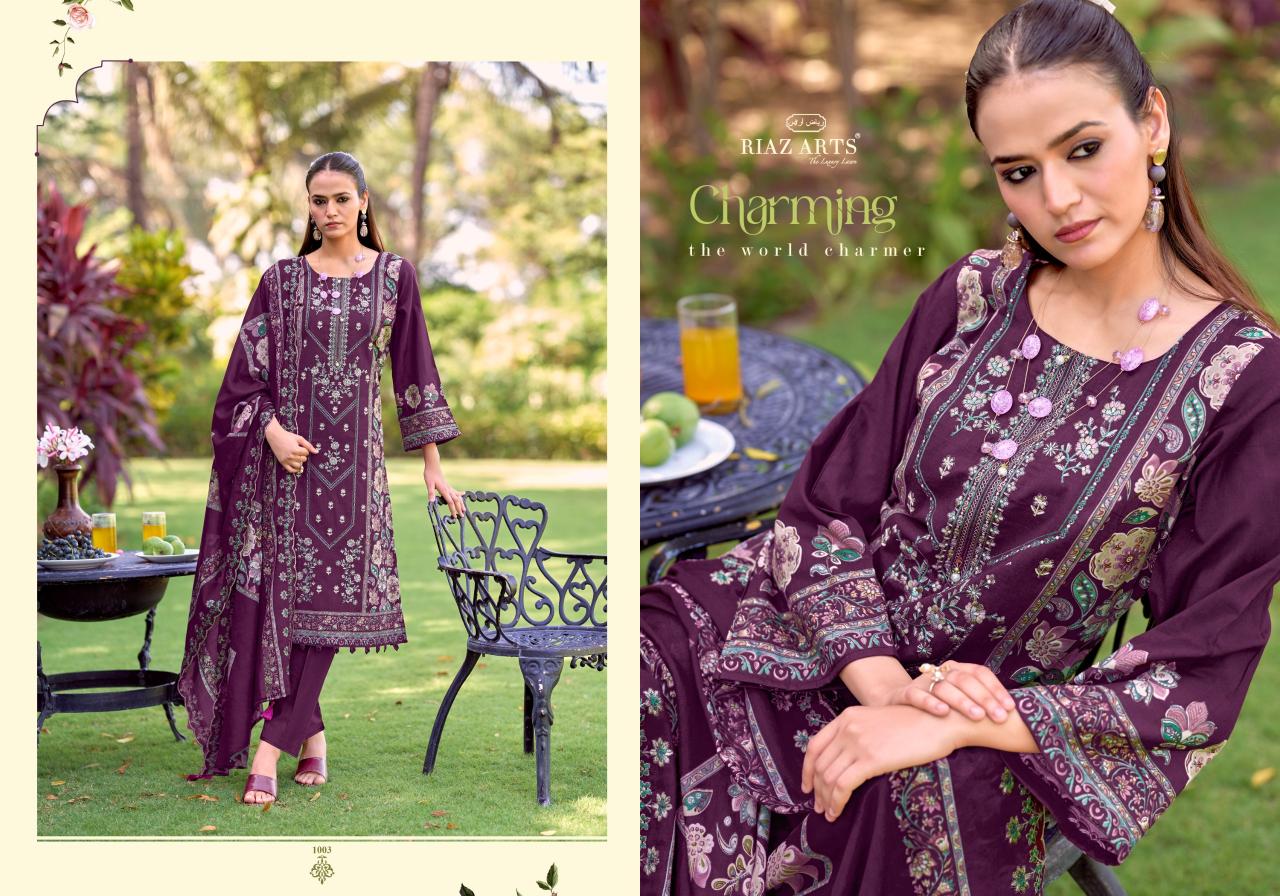 Riaz Arts Bin Saeed Vol 18 Catalog top 10 dress materials manufacturer in surat
