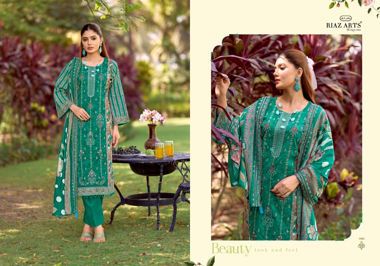 Riaz Arts Bin Saeed Vol 18 Catalog top 10 dress materials manufacturer in surat
