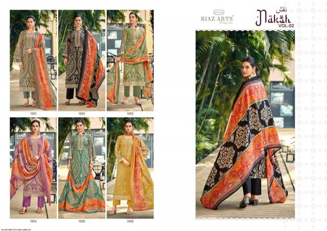 Riaz Arts Naksh vol 2 catalog how to purchase dress material at surat