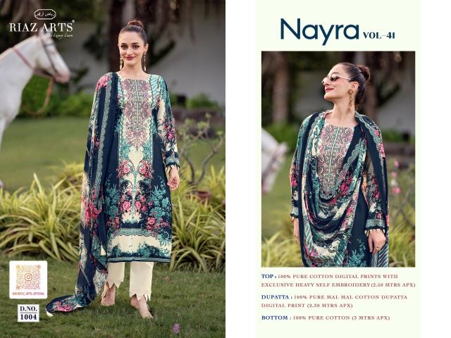 Riaz Arts Nayra vol 41 catalog retail surat dress material online shopping