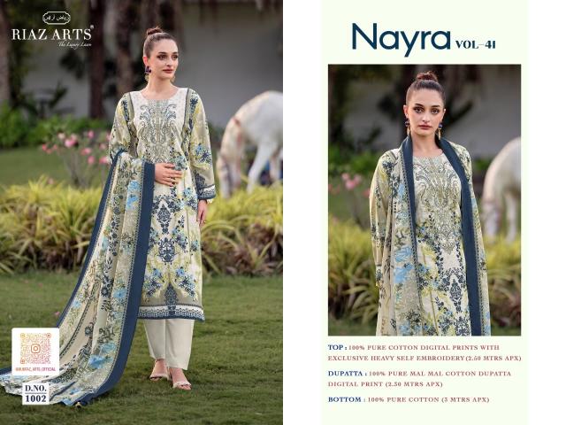 Riaz Arts Nayra vol 41 catalog retail surat dress material online shopping